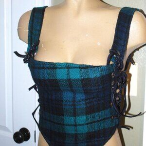 Pirate costume corset, size S, Bustier renaissance faire